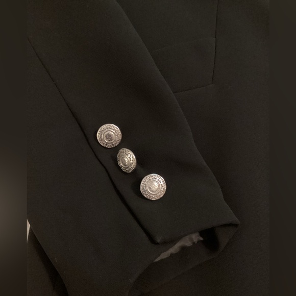 Ladies Black Military-Inspired 2-pc Suit - Kasper - 8P - Picture 3 of 13